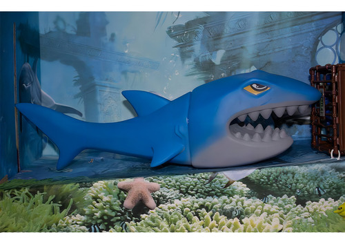 Tubarão C/ Boneco Bee Toys Shark Attack 3 Peças Ref.0695