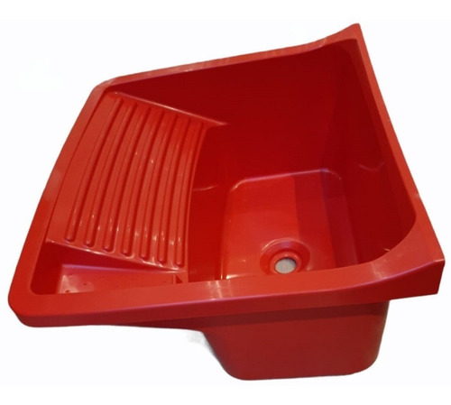 Pileta Plastica Ferrum Traful Lp024 Lavadero 24 L Roja