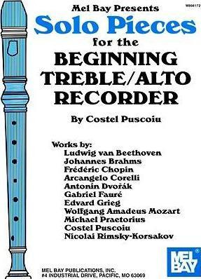 Libro Solo Pieces For The Beginning Treble/alto Recorder ...