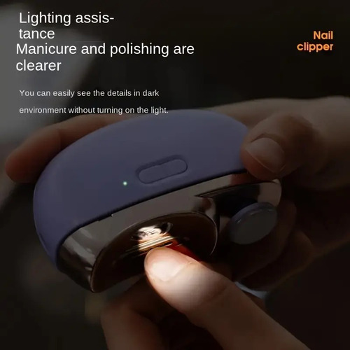 Juego 1 Lima Corta Uñas Eléctrico Usb Para Bebés Y Adultos