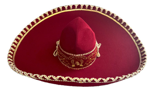 Sombrero Charro Mexicano De Lujo: Adulto