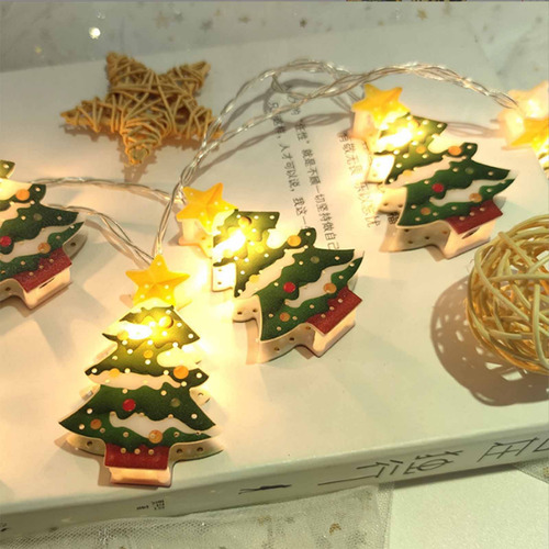 Árbol De Navidad De Doble Cara Con Luz De Navidad Led C