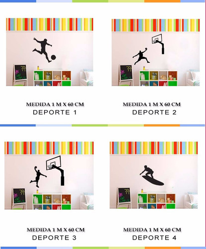 Vinilos Pared Decorativos Deporte Futbol Infantil