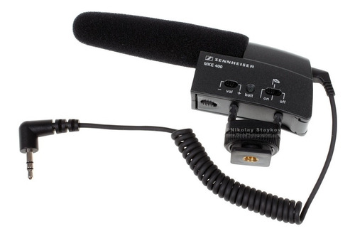 Sennheiser Mke400 Microfono Shotgun Para Camara Envio Gratis
