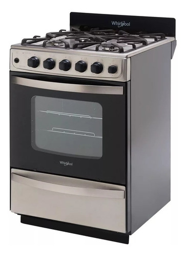 Imagen 2 de 7 de Cocina Whirlpool A Gas Wfx57di 56cm Inox Super Oferta