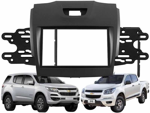 Marco Adaptador 2 Din Chevrolet S10 Trail Blazer 2012 2013.