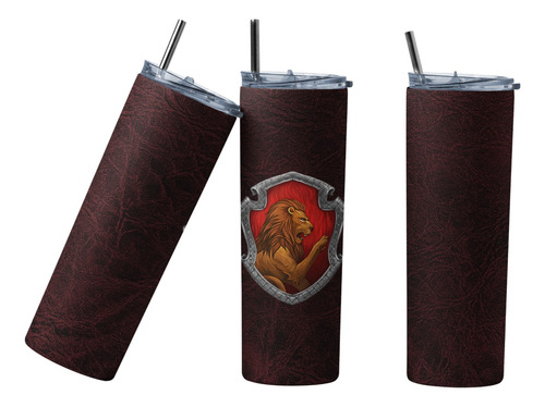 Termo Botella Térmica Harry Potter Hogwarts Gryffindor León