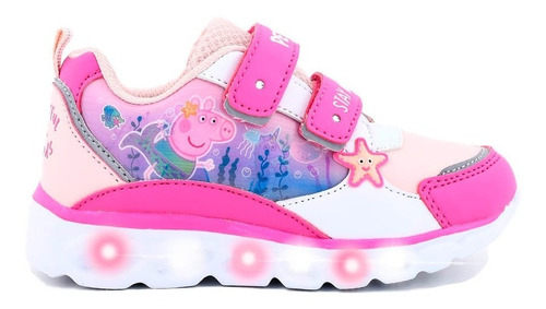 Zapatillas Peppa Pig Luces Moving Patch Footy Ppx982 | Envío gratis