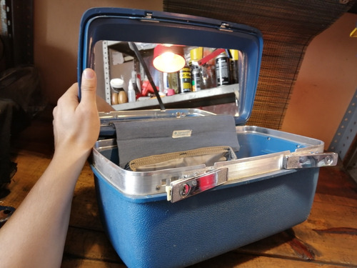 Caja Estuche Neceser De Maquillaje Samsonite Años 70