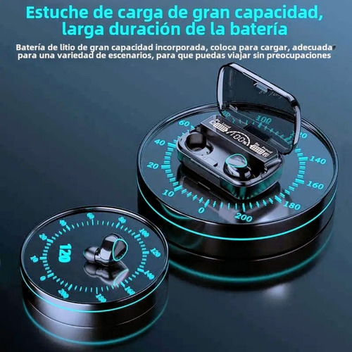 Audífonos M10 Tws Bluetooth 5.3 Con Pantalla Led Y Micrófono