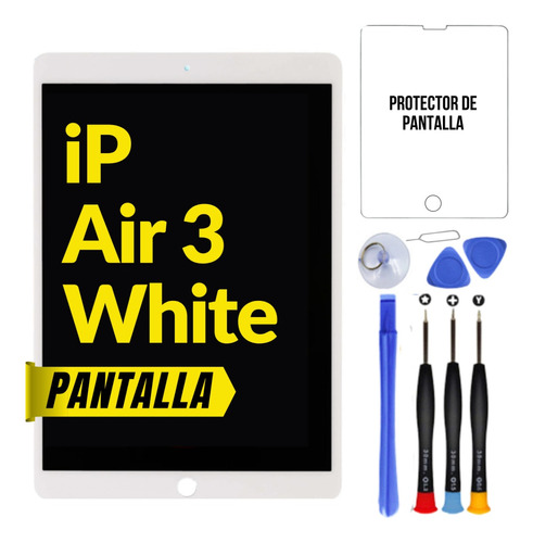 Pantalla Lcd Con Digitalizador Para iPad Air 3 (blanco)