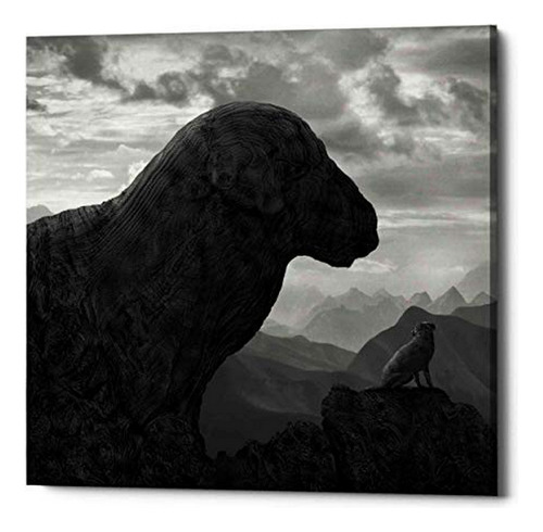 Epic Graffiti Dog Rock Lienzo Giclee Para Pared, 26  X 26 , 