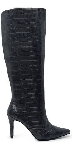 Bota cano longo feminina cheap salto alto mercado livre
