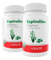 Comprar Alga Espirulina En Capsula Pack-2 Pastilleros De 90 Caps C\u002Fu