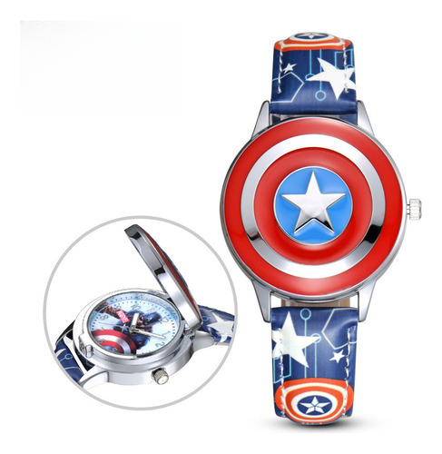 Reloj Infantil Marvel Reloj, Plegable, Impermeable, Para Est