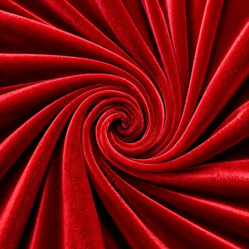 Tecido Veludo Cristal 1 Metro X 1,50m Malha Liso Alemão Vermelho Liso