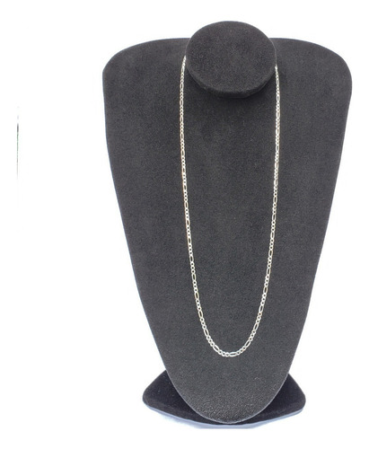 Corrente Cordão 3 Em 1 Masculino 60cm X 3mm 6grs Prata 925 Cor Prateado