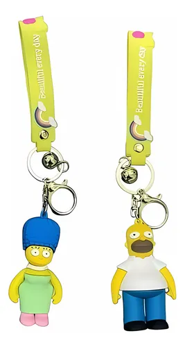 Llaveros Pareja Homero Y Marge Simpson Exclusivo Gamers