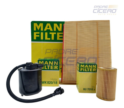 Kit Filtros Ar/óleo/combustível Sprinter 311/415/515.12 Mann
