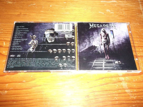 Megadeth - Countdown To Extinction Cd Nac Ed 1992 Mdisk