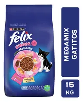 Comprar Felix Megamix Gatitos 15kg Alimento Para Gatitos