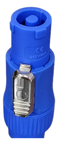 Conector Powercon Color Azul