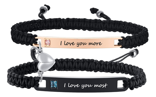 Mealguet Pulsera Personalizada Para Pareja Conjunto De Pulse