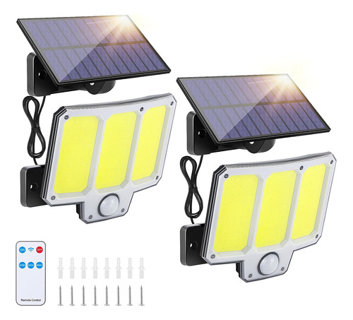 Solar Motion Lights Outdoor 2 Packs 150 Led Luces Solar...