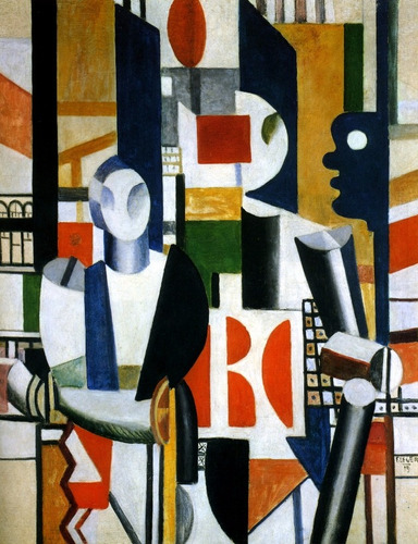 Poster Léger 60x80cm Obra Homens Na Cidade Para Decorar Sala