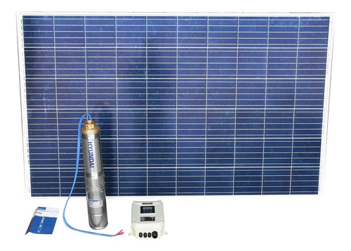 Bombas Solares Sumergibles 1hp 70mts 4 Panel Hyundaisun100x 