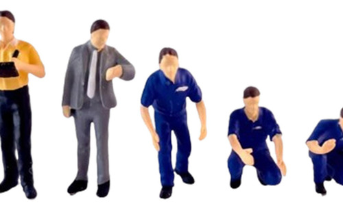 Figuras De Diorama 1/64, 5 Piezas, Reparador De Estilo B