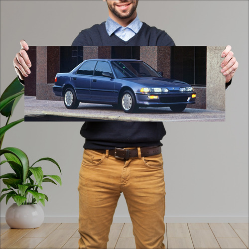 Cuadro 30x80cm Auto 1992 Acura Integra Sedan 627 10