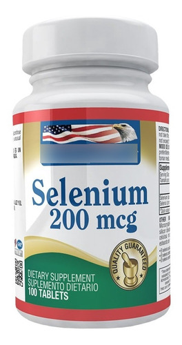 Selenium 200mcg 100 Capsulas - Unidad a $390