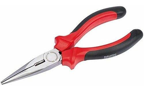 Draper 165mm Heavy Duty Long Nose Pliers With Soft Grip Hand