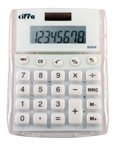 Imagen 2 de 2 de Calculadora De Escritorio Cifra Dual B 66