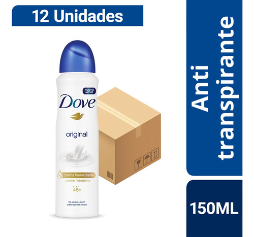 Combo Desodorante Dove Original 150ml X 12u