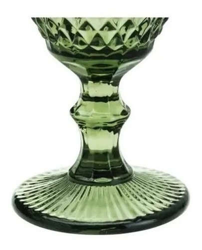 Jogo De Taças Bico De Abacaxi Ametista 300ml Cor Bico Abacaxi Verde