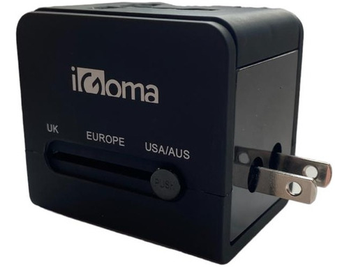 Adaptador Viaje Puerto Usb Paquete Universal Usa Uk Europa 