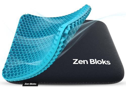 Zen Bloks Cojin De Gel Extra Grueso Xl Para Sentarse Prolong