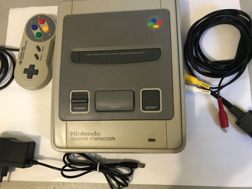 Super Famicom Excelente Com 3 Jogos - V302