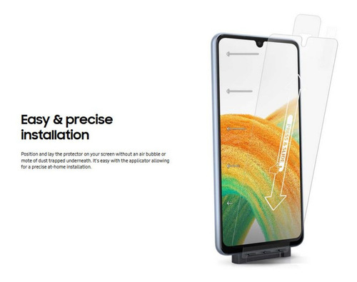Imagen 5 de 8 de Mica Glass Protector Pantalla Samsung Galaxy A33 5g Original