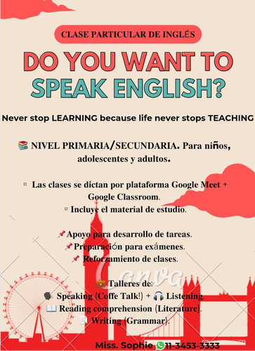 Clases Particulares De Inglés Online