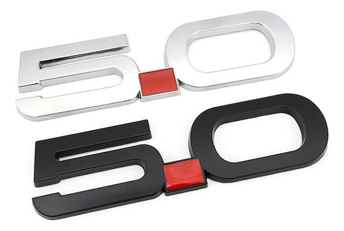 Pegatinas Coche 5.0 Logotipo Insignia 3d Para Ford Mustang