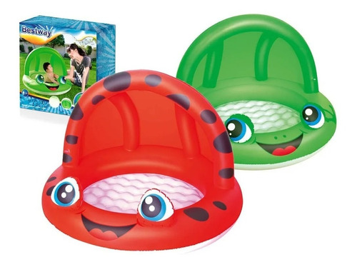 Pileta Inflable Con Techo Animales Bestway En Magimundo!!! 