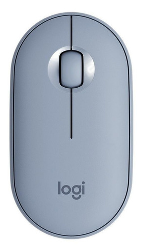Imagen 1 de 4 de Mouse inalámbrico Logitech Pebble M350 gris azulado