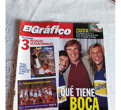 Revista El Grafico Nº 4063 19/8/1997 Independiente Racing Sl