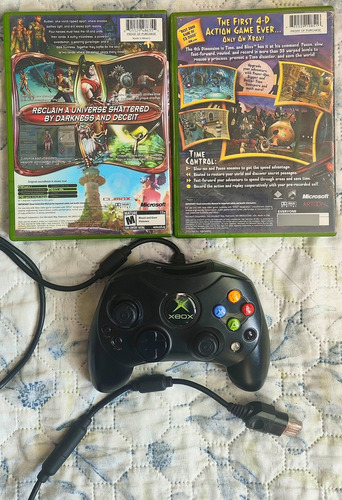 Sudeki Xbox - Blinx Xbox Y Control Xbox Clásico Original (Usado)
