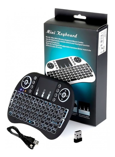 Imagen 2 de 2 de Mini Teclado Inalámbrico Tv, Tablet, Celular - St