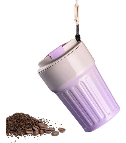 Gradient Color Vacuum Insulated Coffee Travel Mug With