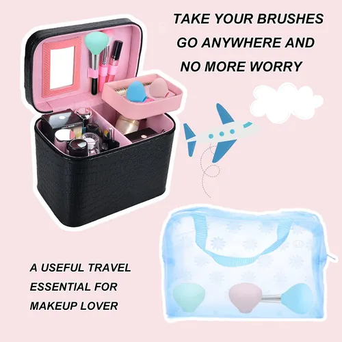 Fundas Para Brochas De Maquillaje, Estuche Organizador De Br